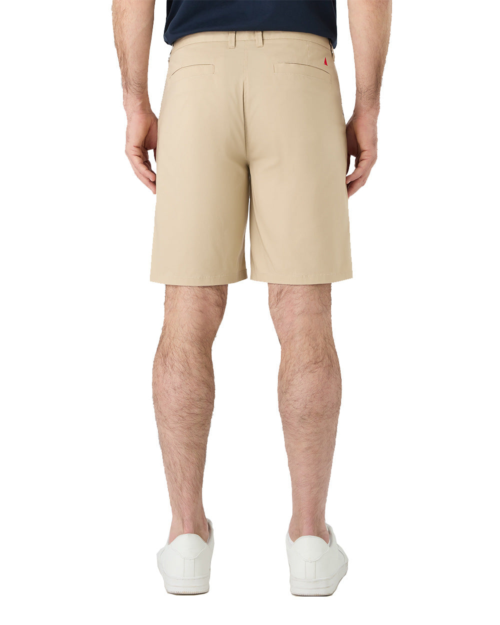 Beige Coloured Musto Mens RIB Fast Dry Shorts On A White Background 