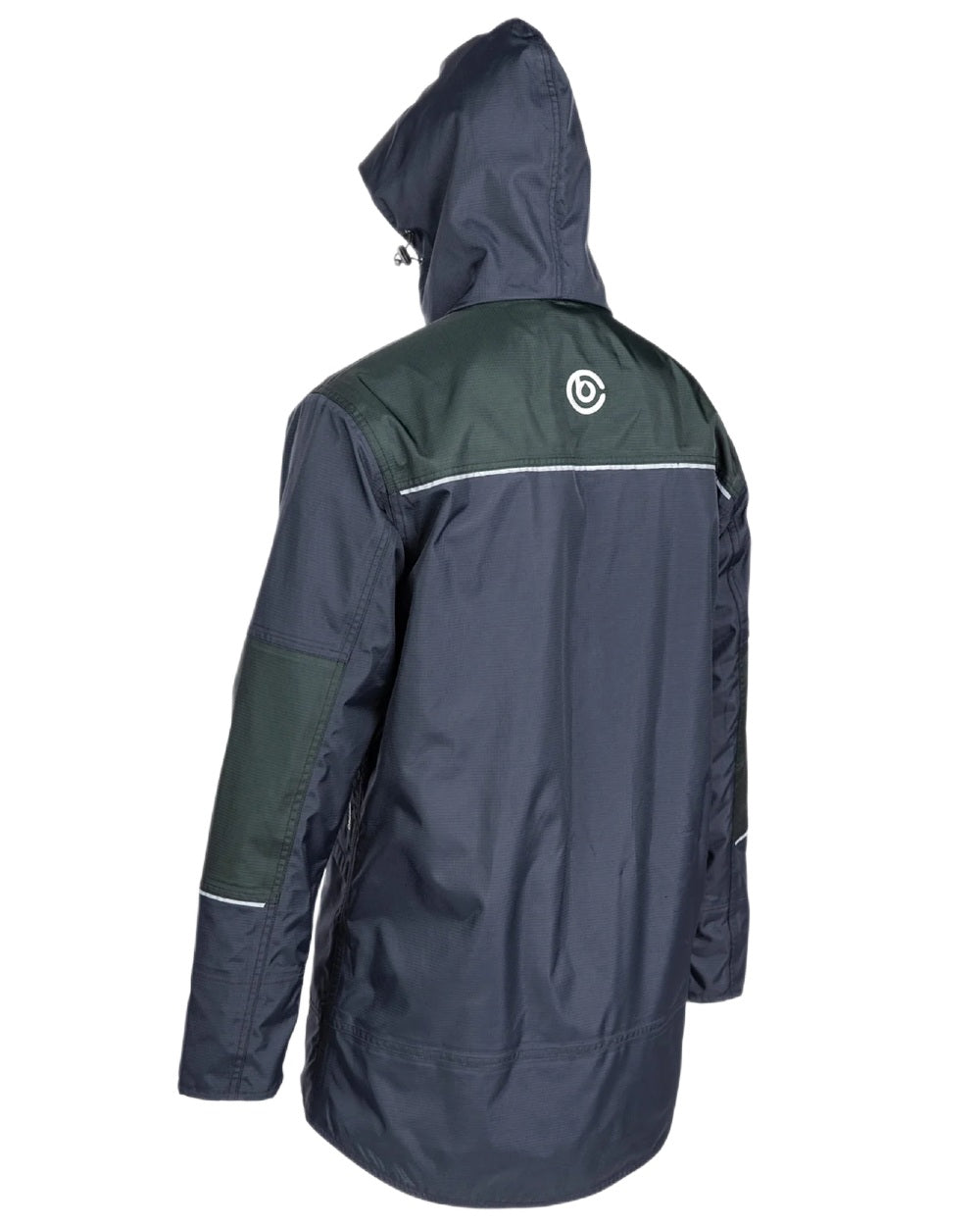 Black Moss coloured Betacraft ISO940 Eco Elite Parka on white background 