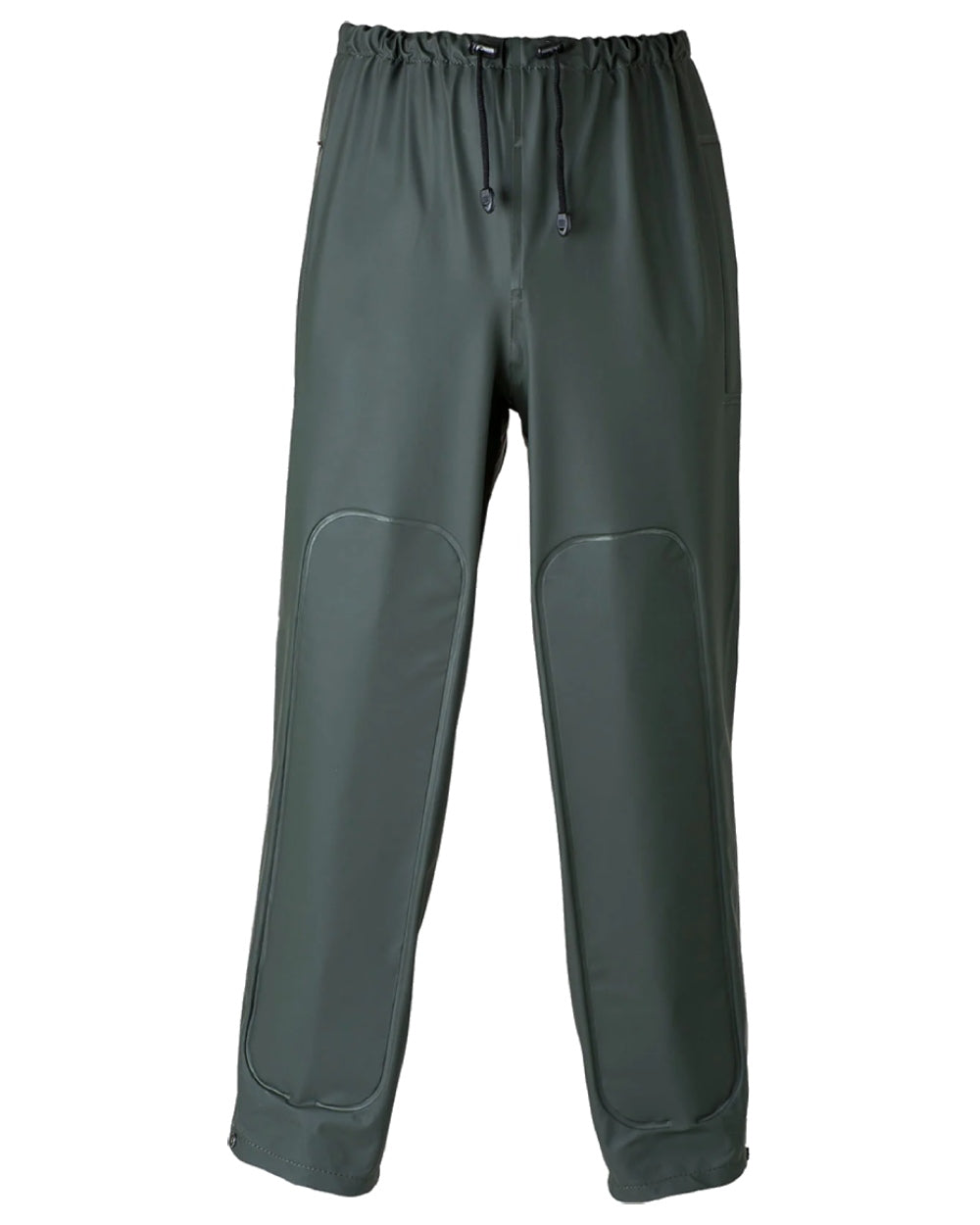 Green coloured Betacraft Mens Technidairy Overtrousers on white background 