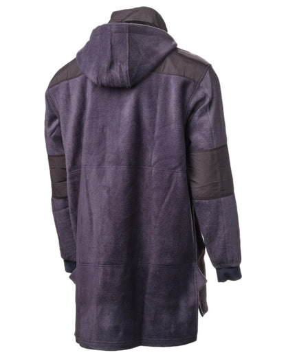 Navy coloured Betacraft Quest ECO Fleece Bush Shirt on white background 