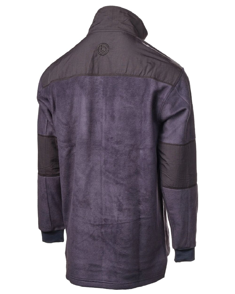 Navy coloured Betacraft Quest Eco Fleece Half Zip Top on white background 