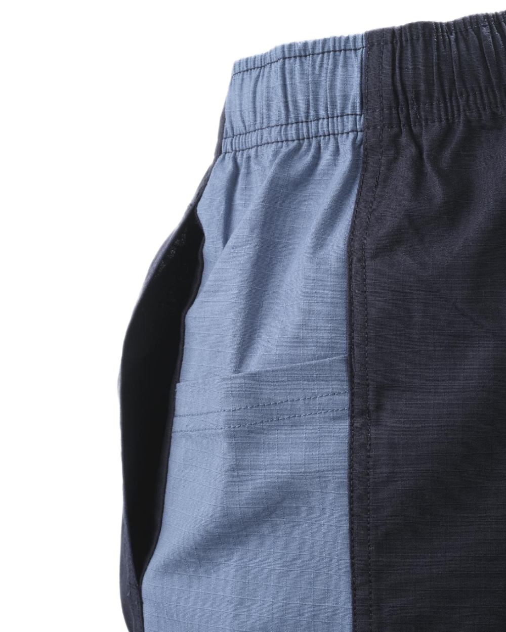 Dark Navy Cool Blue coloured Betacraft Station Shorts 3 on white background 
