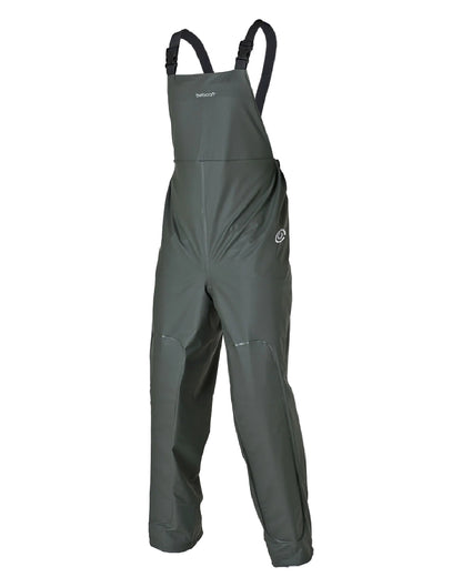 Green coloured Betacraft Technidairy Bib Overtrousers on white background 