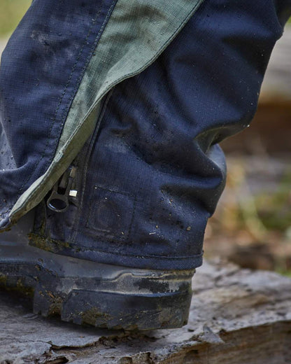 Black Saddle Coloured Betacraft ISO940 Eco Over Trouser on outdoor background 