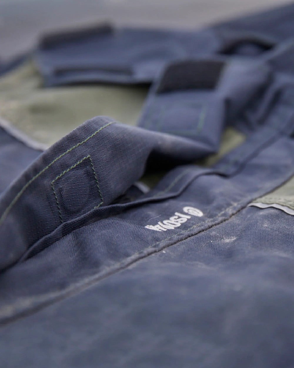 Black Saddle Coloured Betacraft Womens ISO940 Parka on outdoor background 