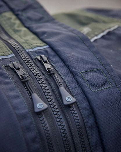 Black Saddle Coloured Betacraft Womens ISO940 Parka on outdoor  background 