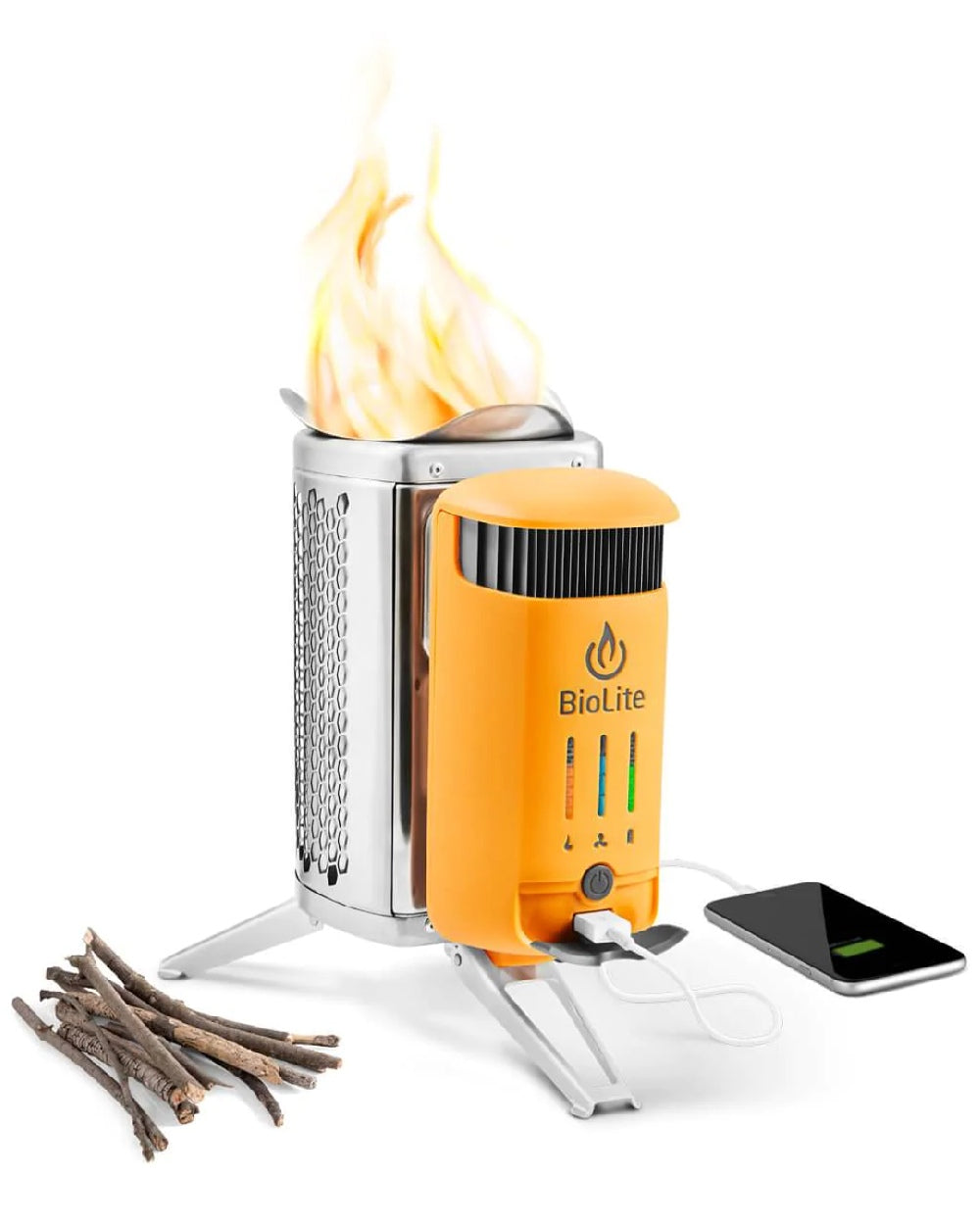 BioLite CampStove 2+ Electricity Generating Wood Camp Stove