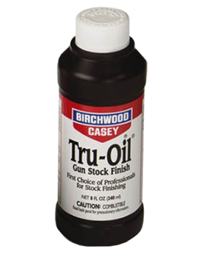 Birchwood Casey Tru-Oil Stock Finish Liquid On White Background