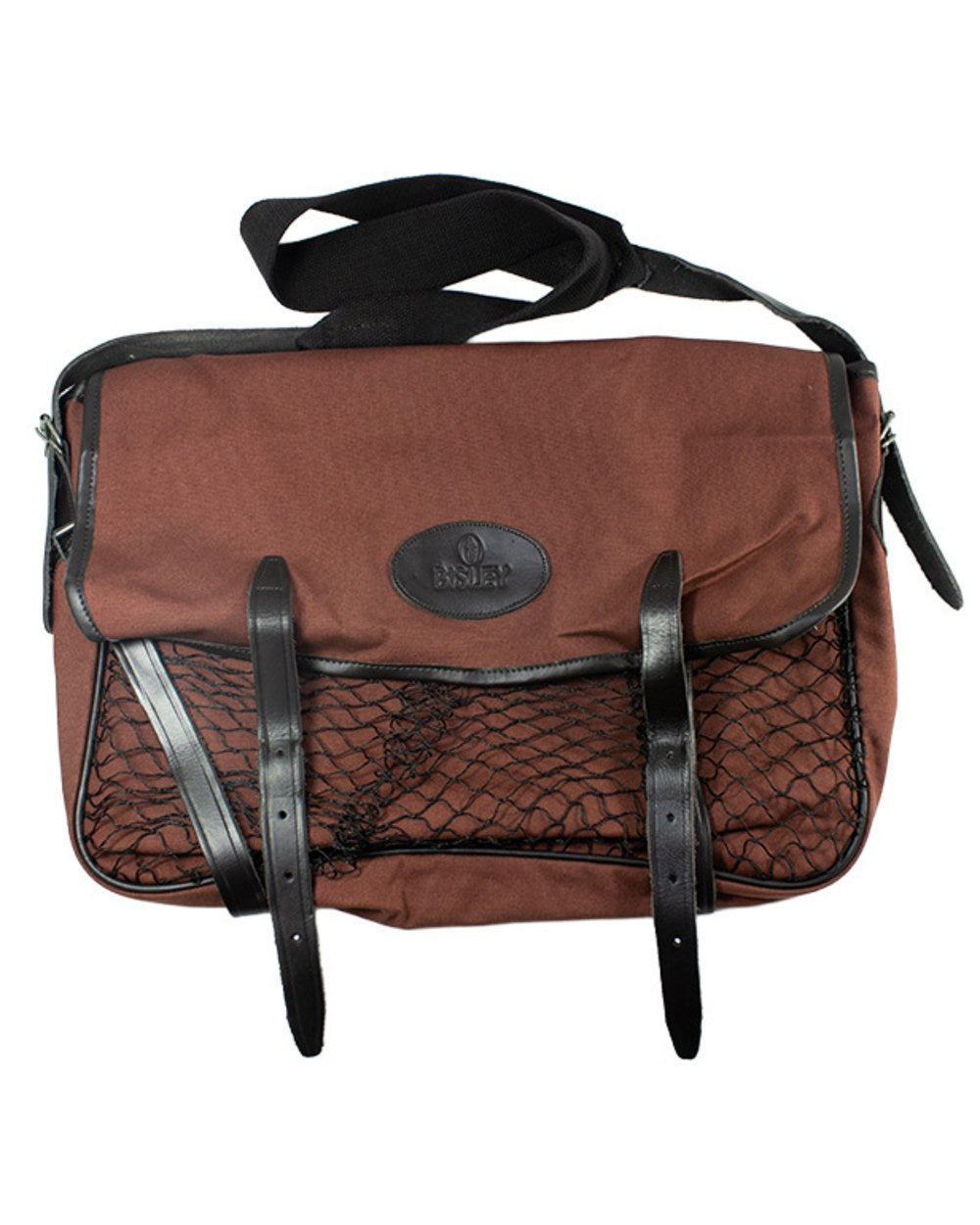 Fox coloured Bisley Canvas Game Bag on white background 