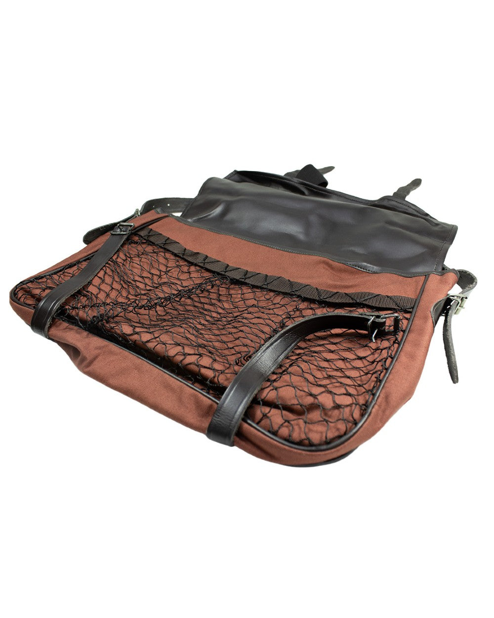 Fox coloured Bisley Canvas Game Bag on white background 