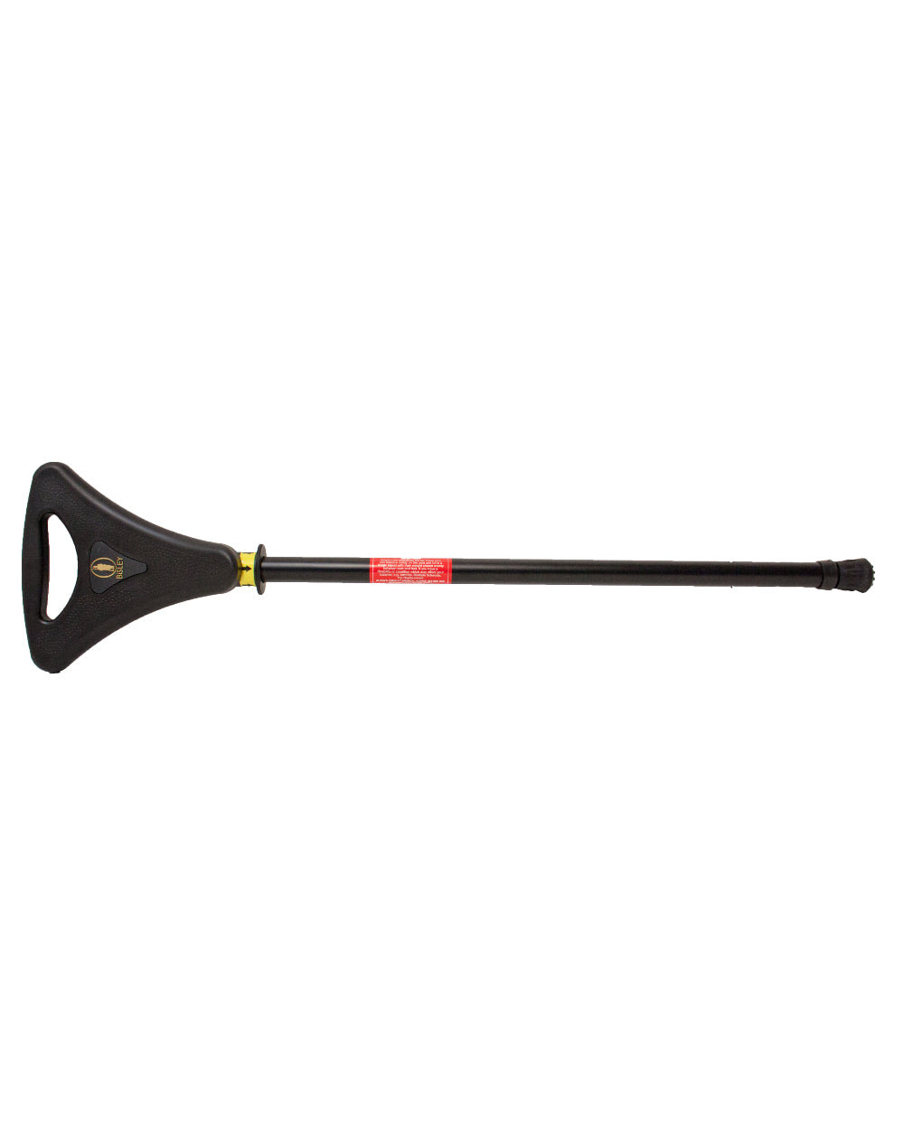 Black Coloured Bisley City Black Seat Stick on white background 