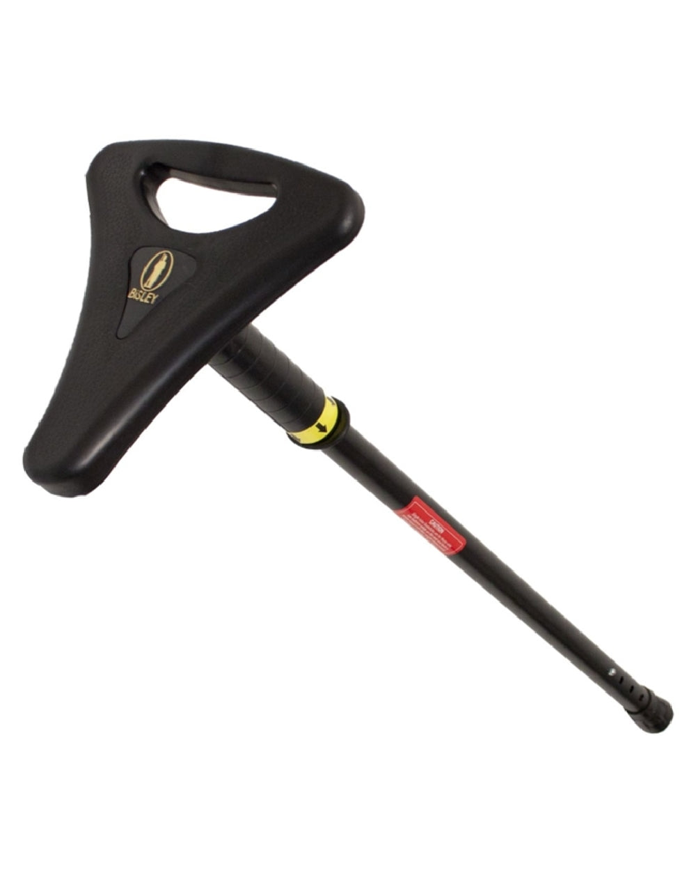 Black Coloured Bisley City Black Seat Stick on white background 