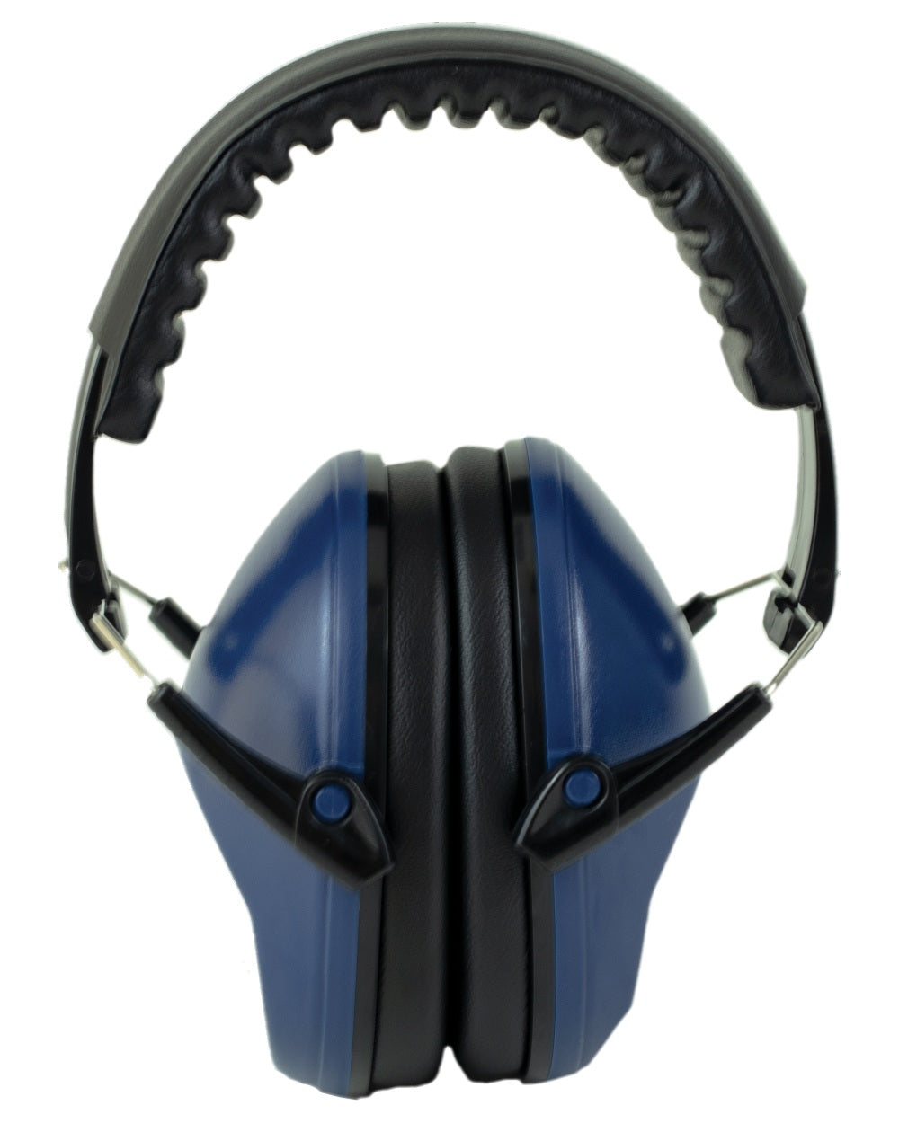 Dark Blue Coloured Bisley Compact Hearing Protection on white background 