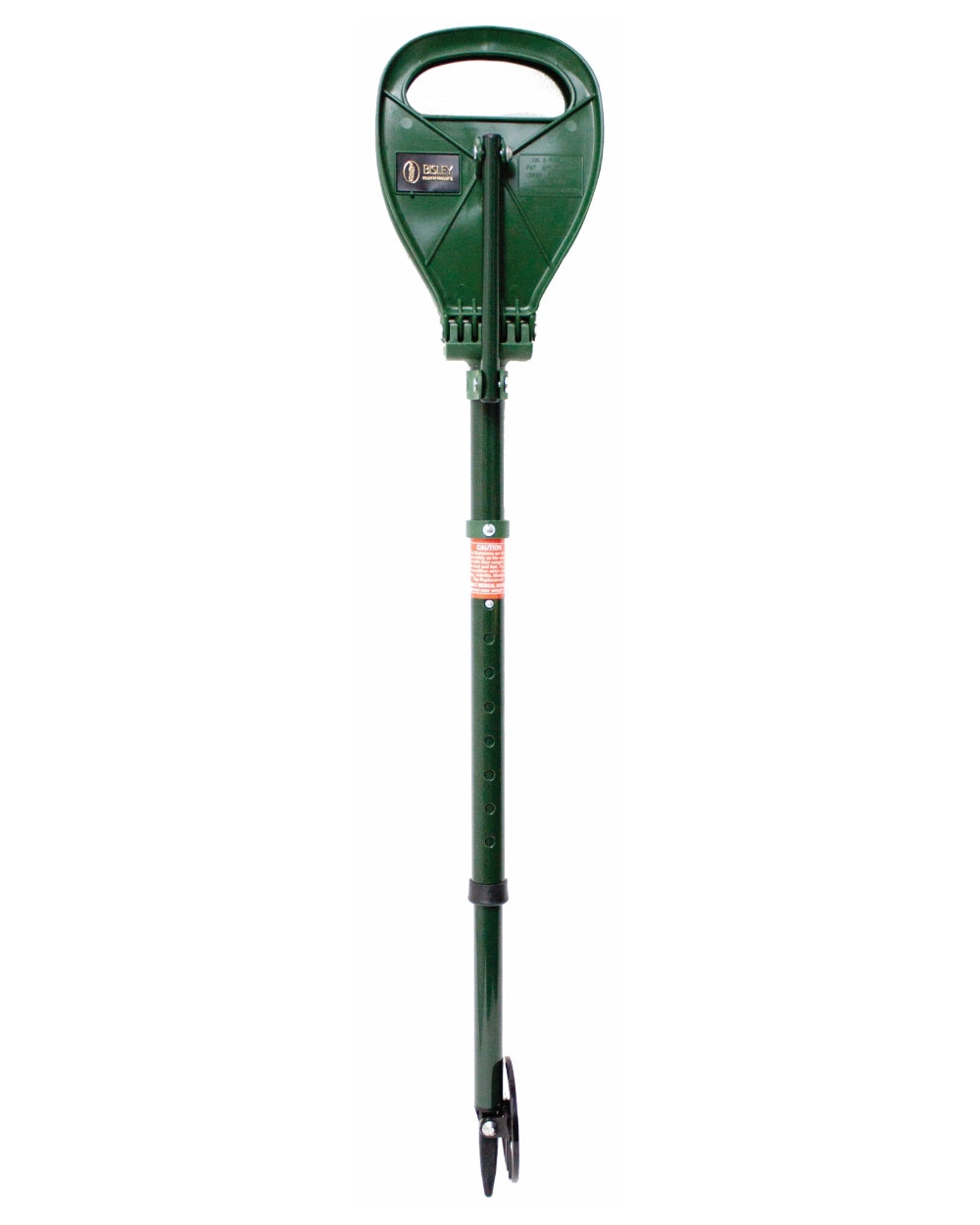 Green Coloured Bisley Deluxe Field Seat Stick on white background 