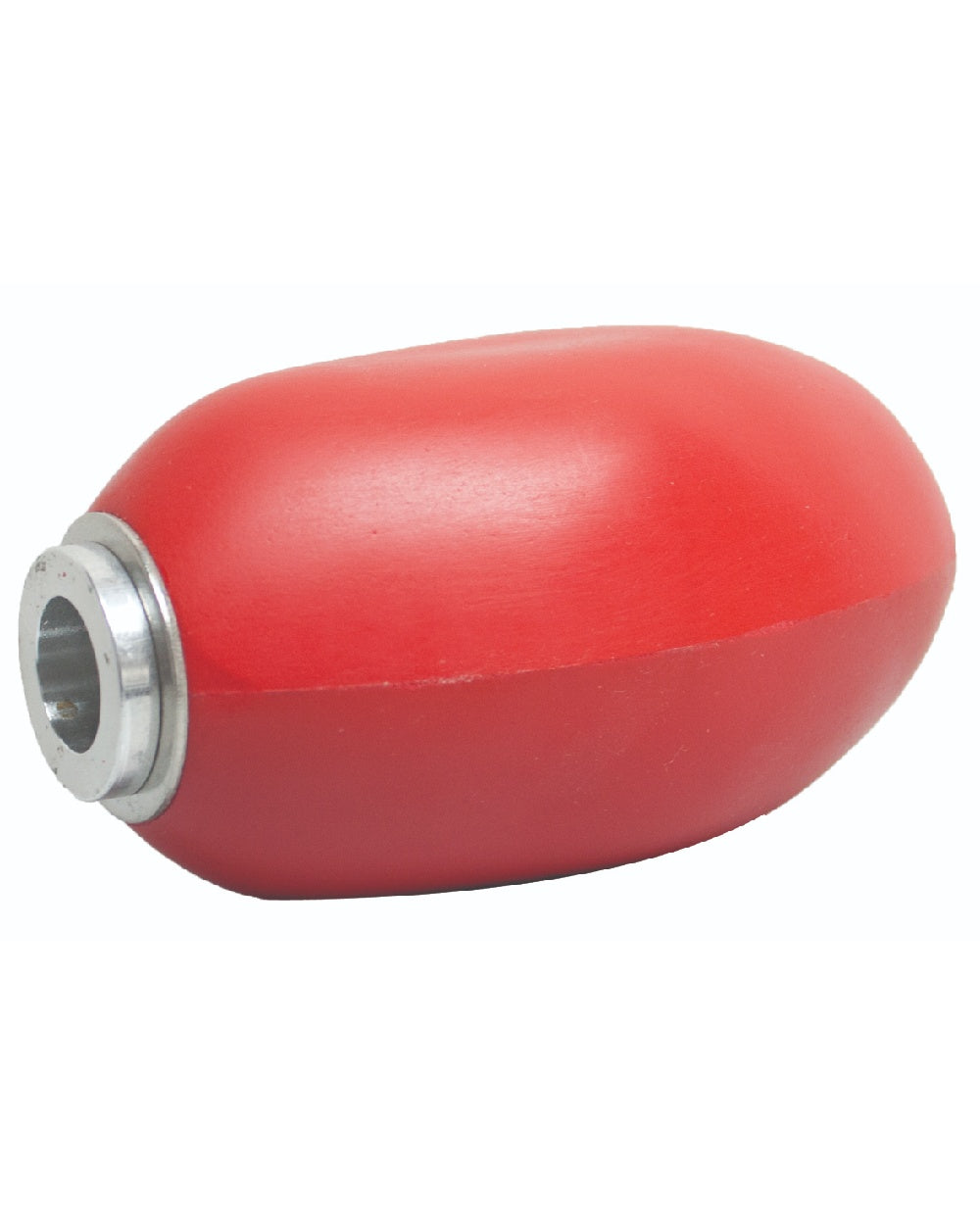 Red Coloured Bisley Dummy Launcher Dummy Plastic PVC on white background 