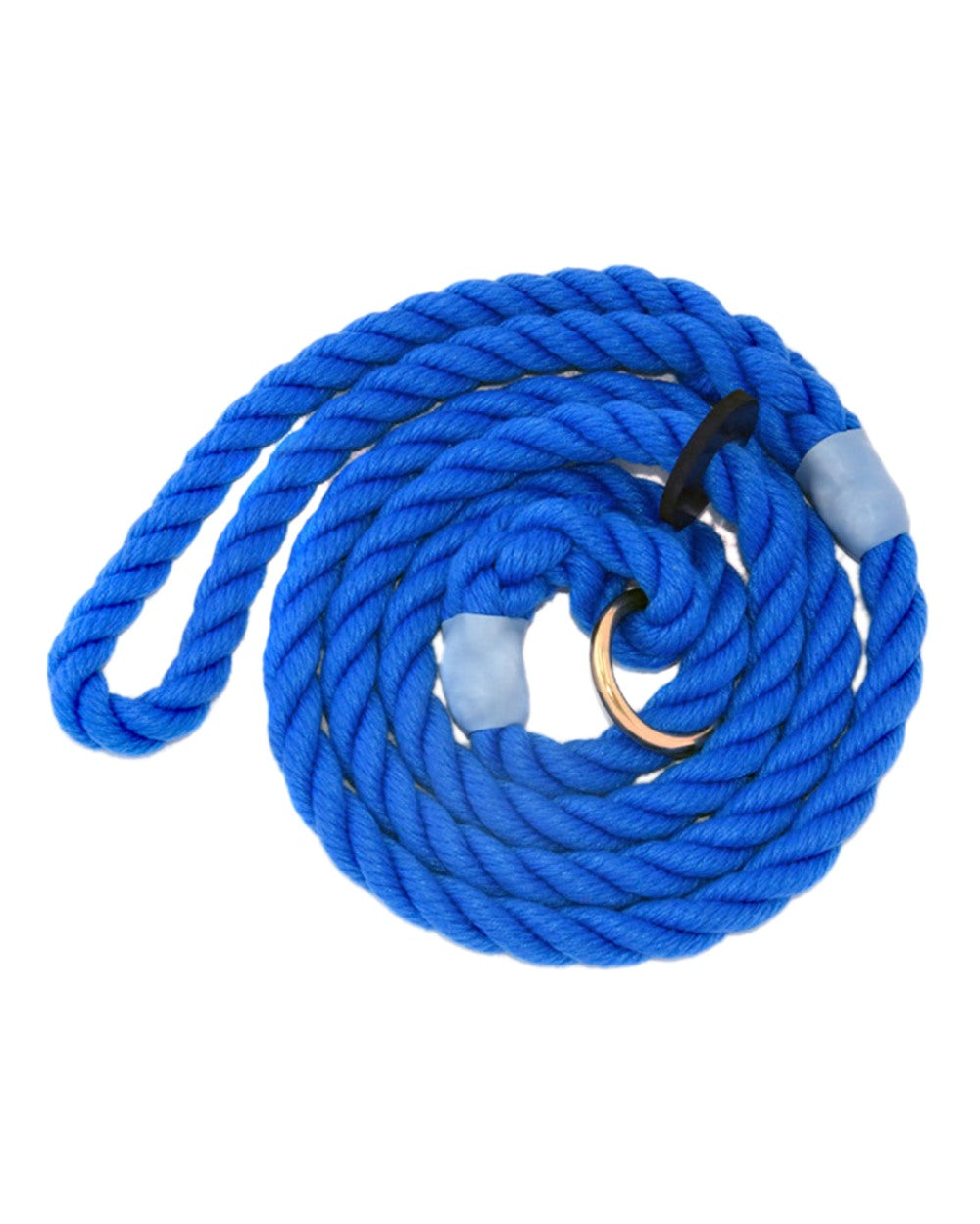 Blue Coloured Bisley Elite Slip Lead on white background 