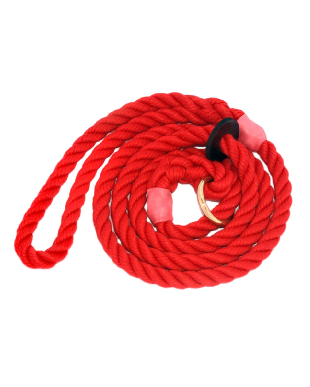 Red Coloured Bisley Elite Slip Lead on white background 