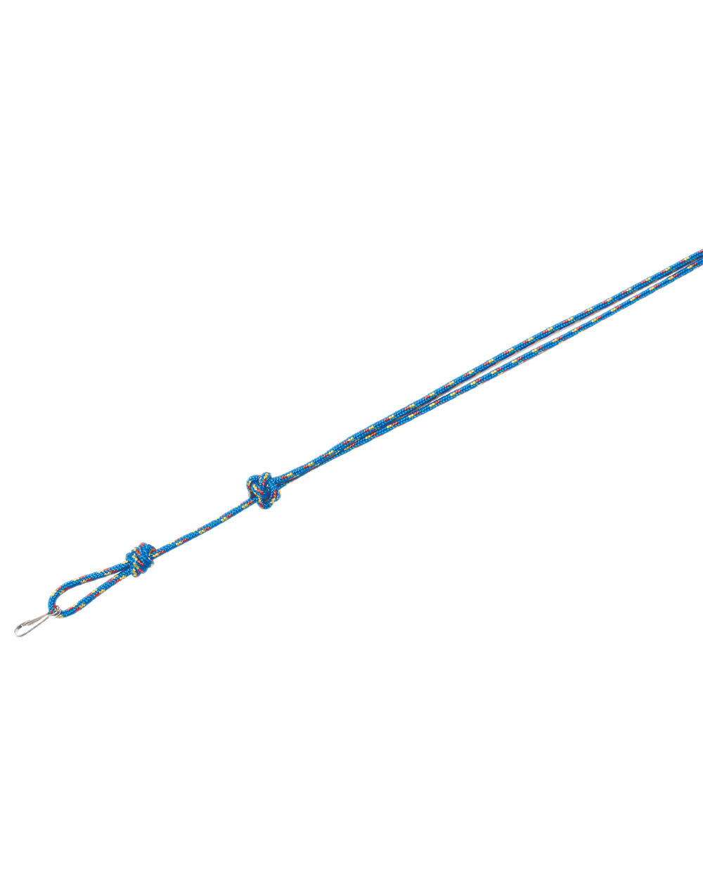 Blue Coloured Bisley Multicoloured Lanyards on white background 