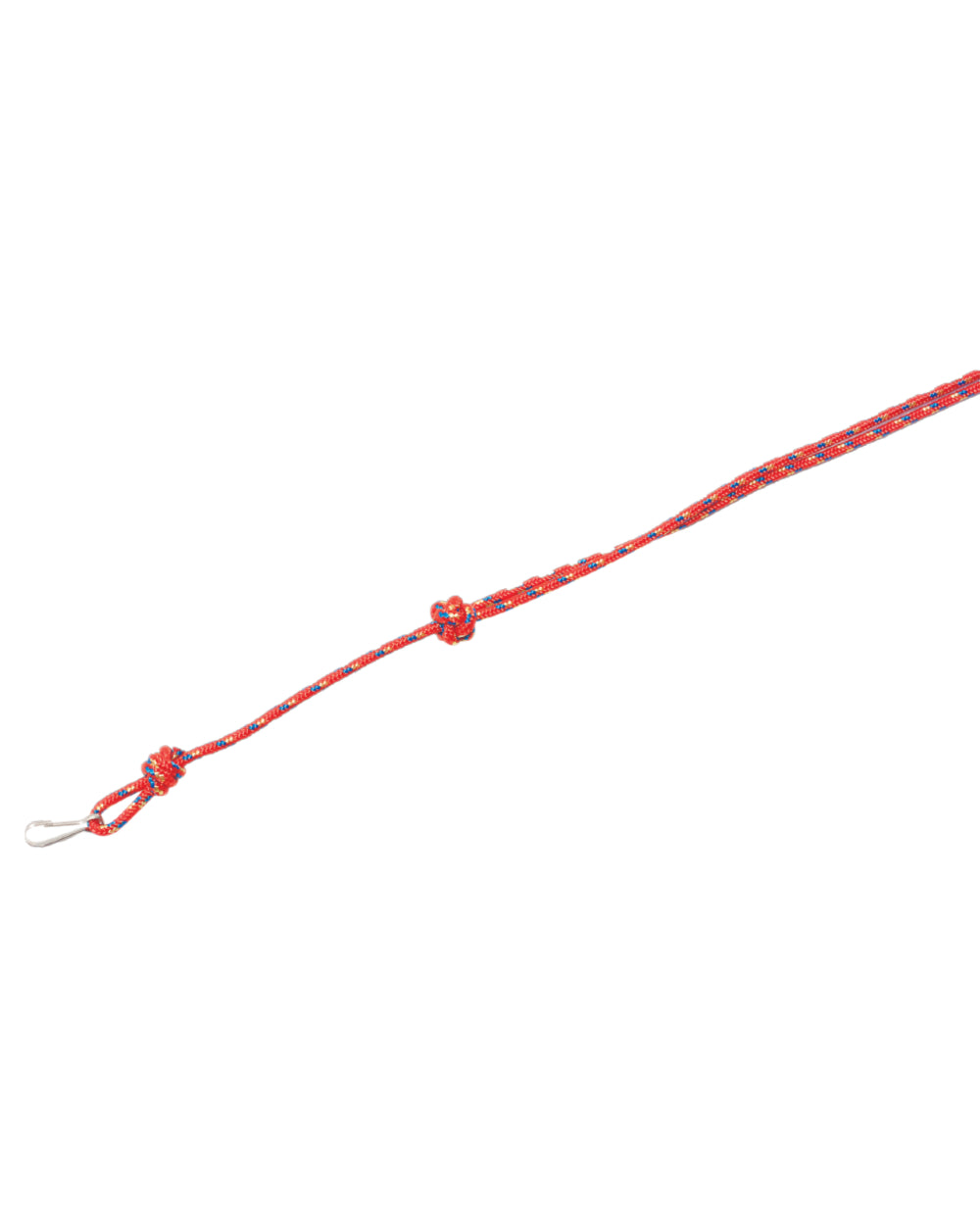 Red Coloured Bisley Multicoloured Lanyards on white background 