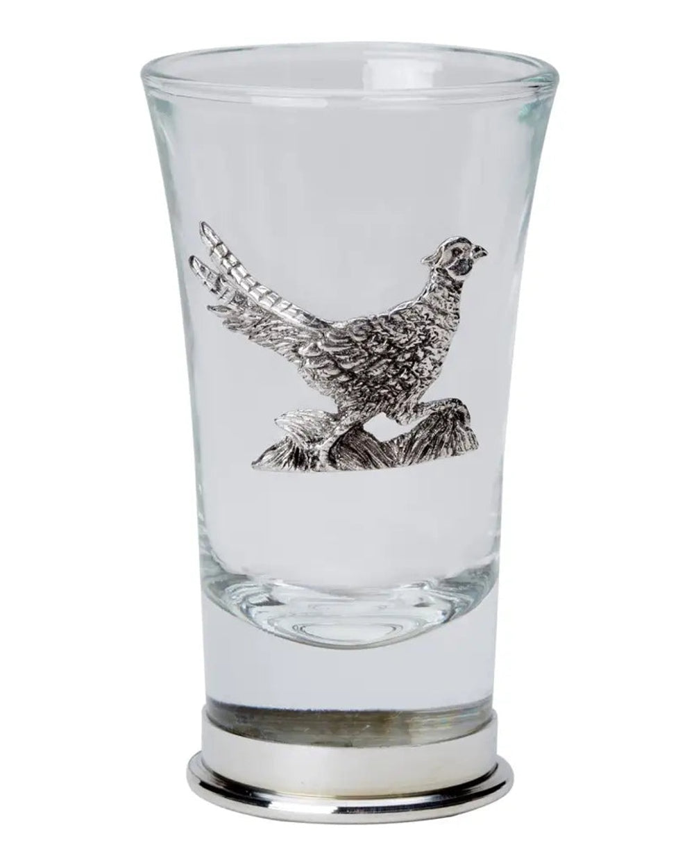 Bisley Shot Glasses In Running Pheasant on a white background 