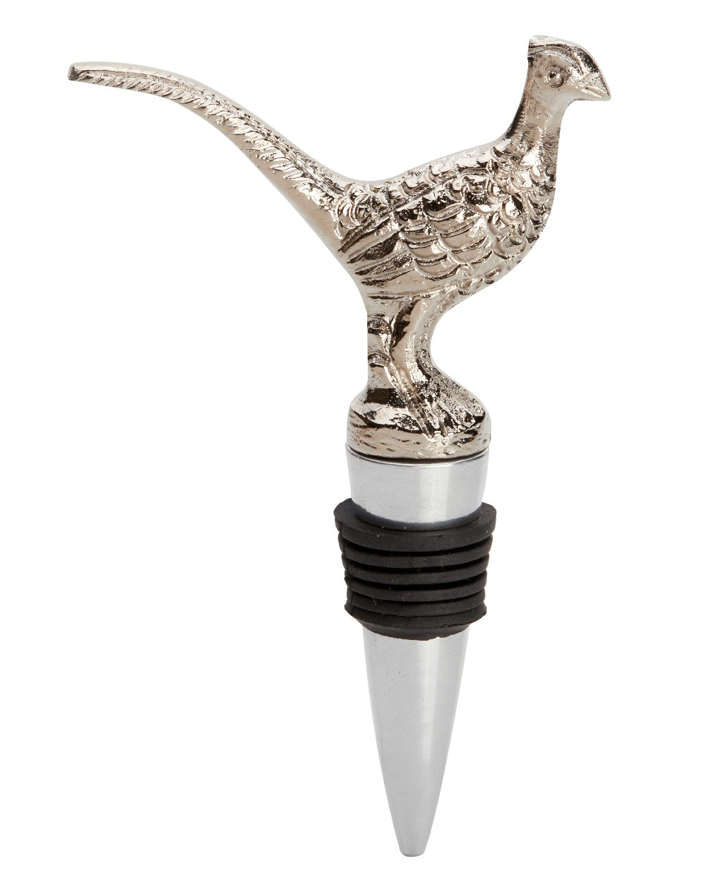 Bisley Stainless Steel Bottle Stopper on white background 