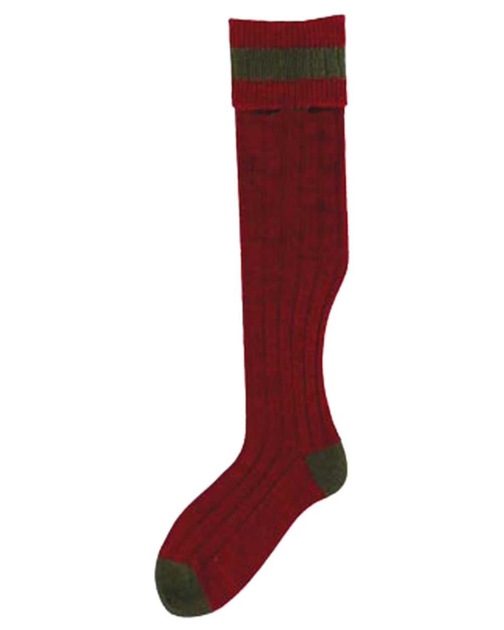 Medium Cassat Coloured Bisley Stockings on white background 