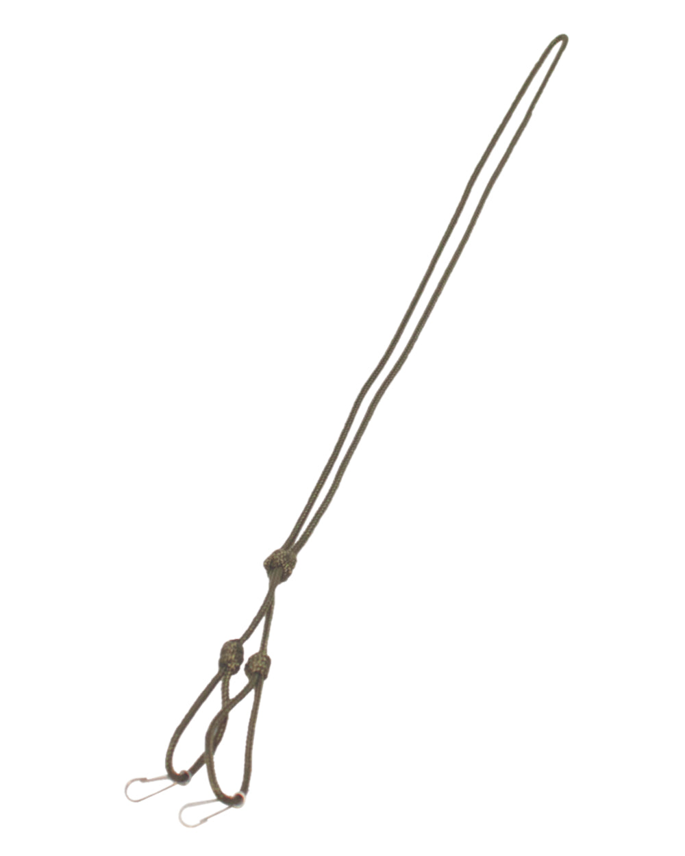 3mm Double Clip Size Bisley Traditional Lanyard on white background 