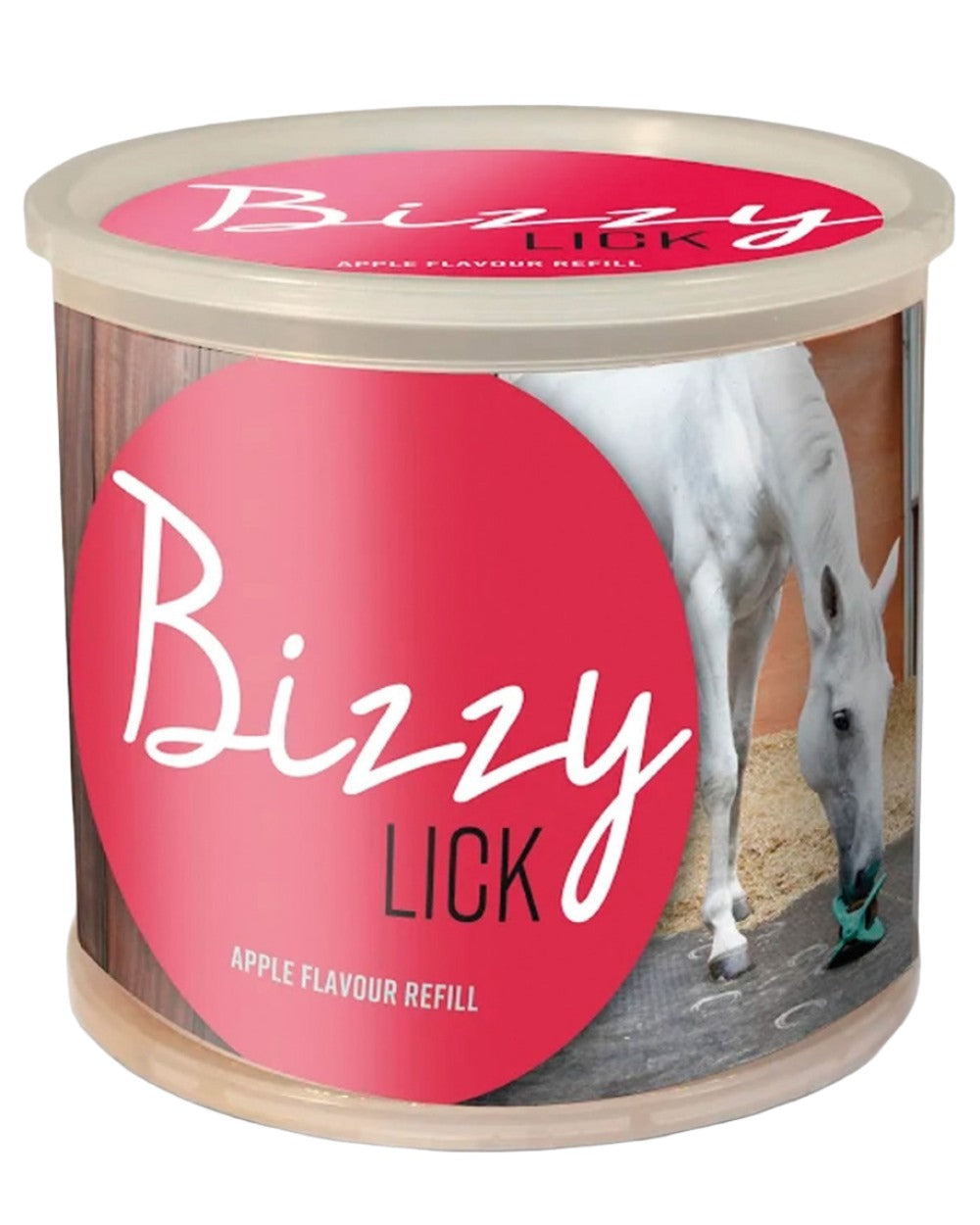 Bizzy Horse Bizzy Lick Refill Apple on white background