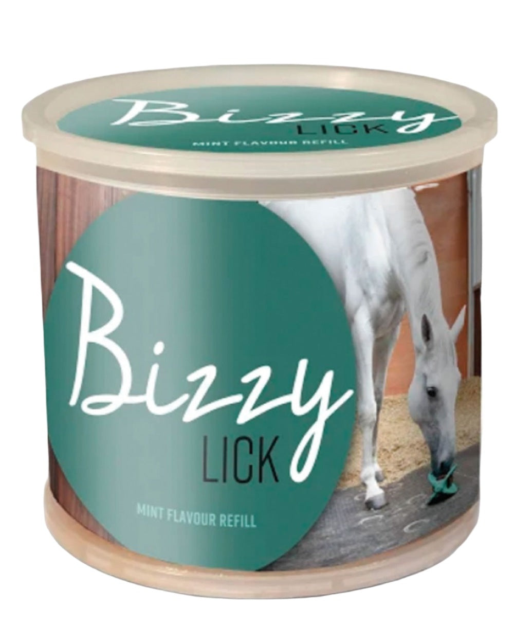 Bizzy Horse Bizzy Lick Refill Mint on white background