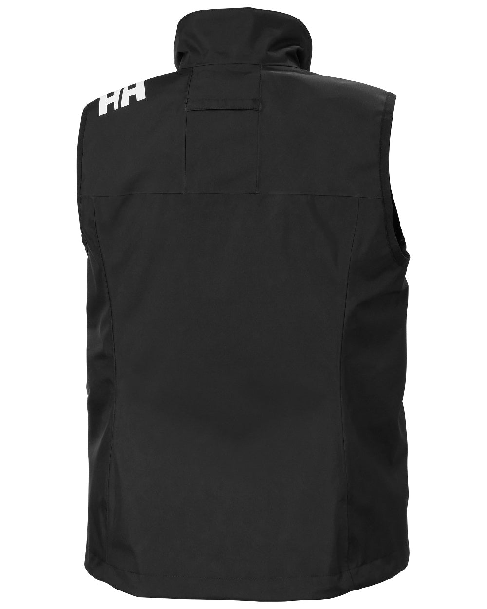 Black coloured Helly Hansen Womens Crew Sailing Vest 2.0 on white background 