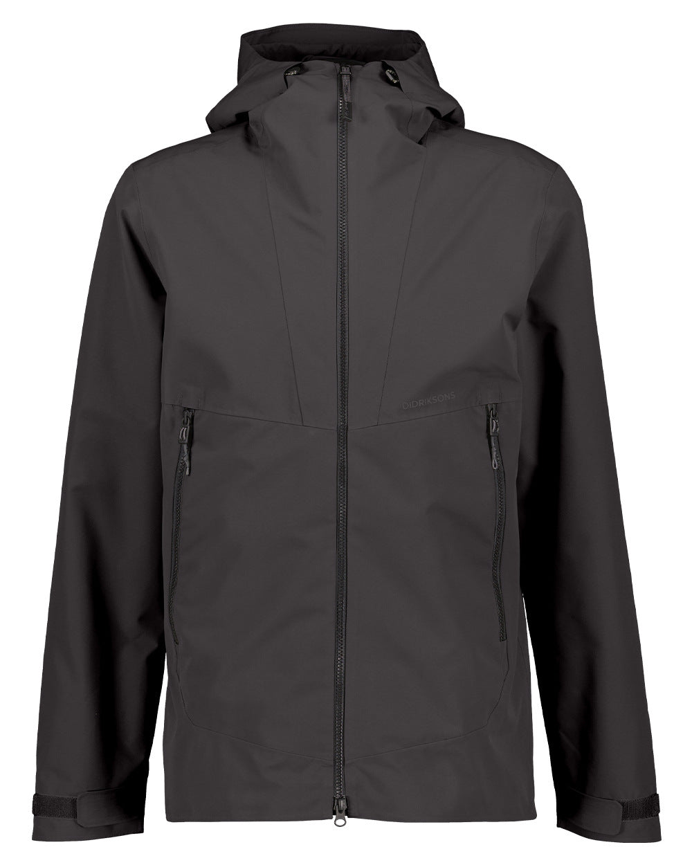 Black Coloured Didriksons Basil Jacket 4 On A White Background 