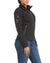 Black Coloured Ariat Womens Agile Softshell Jacket On A White Background #colour_black