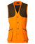 Blaze Orange Coloured Laksen Belgravia Leith Shooting Vest On A White Background #colour_blaze-orange