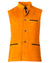 Blaze Orange Coloured Laksen Belgravia Fife Vest On A White Background #colour_blaze-orange