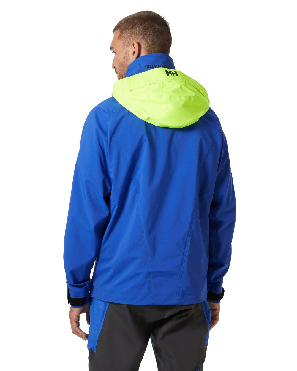 Cobalt 2.0 coloured Helly Hansen Mens HP Foil Shell Jacket 2.0 on white background 