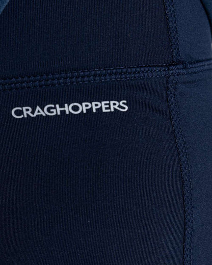 Blue Navy Coloured Craghoppers Childrens Kiwi Legging On A White Background 