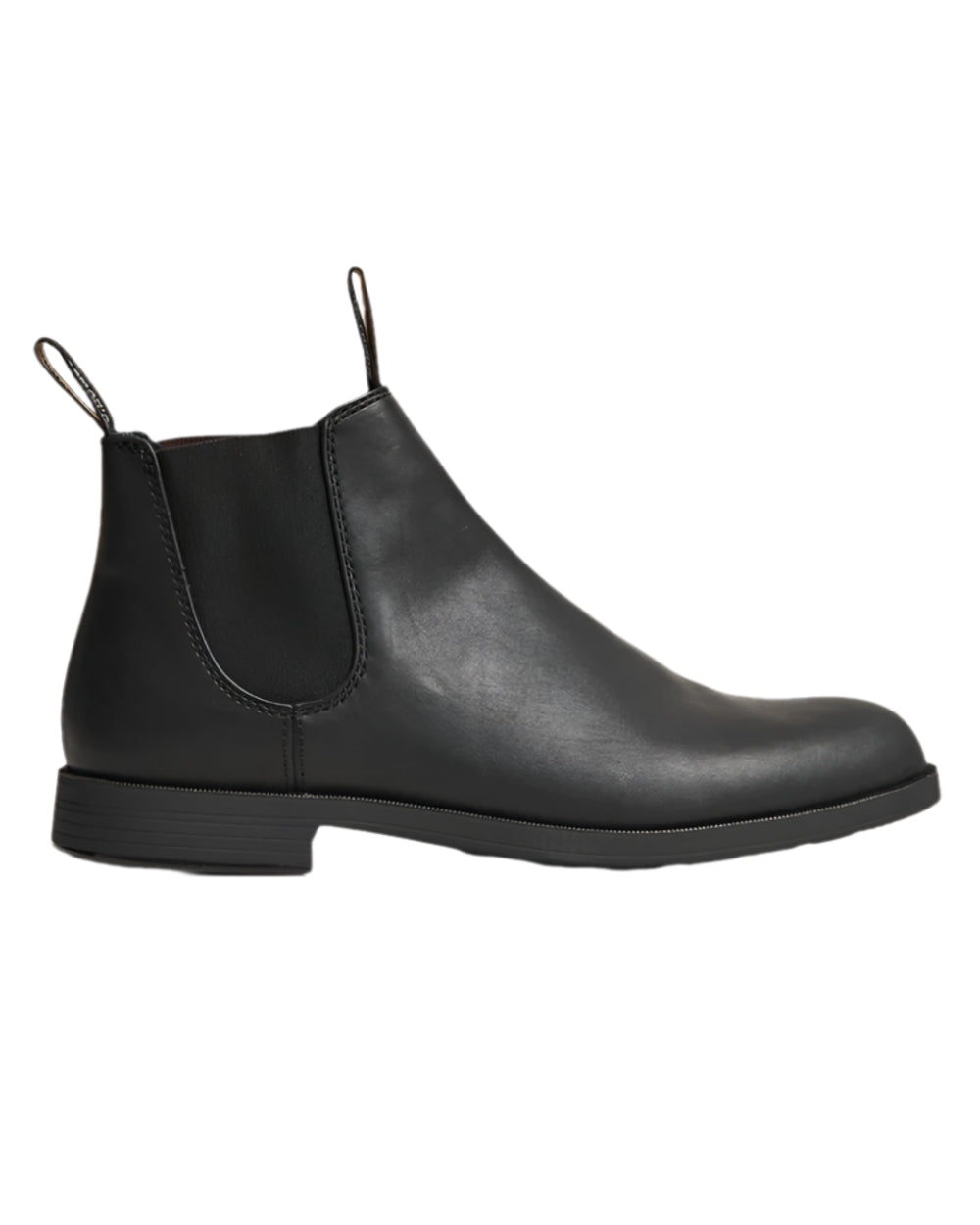Black Coloured Blundstone Mens 1901 Black Chelsea Boots on white background 