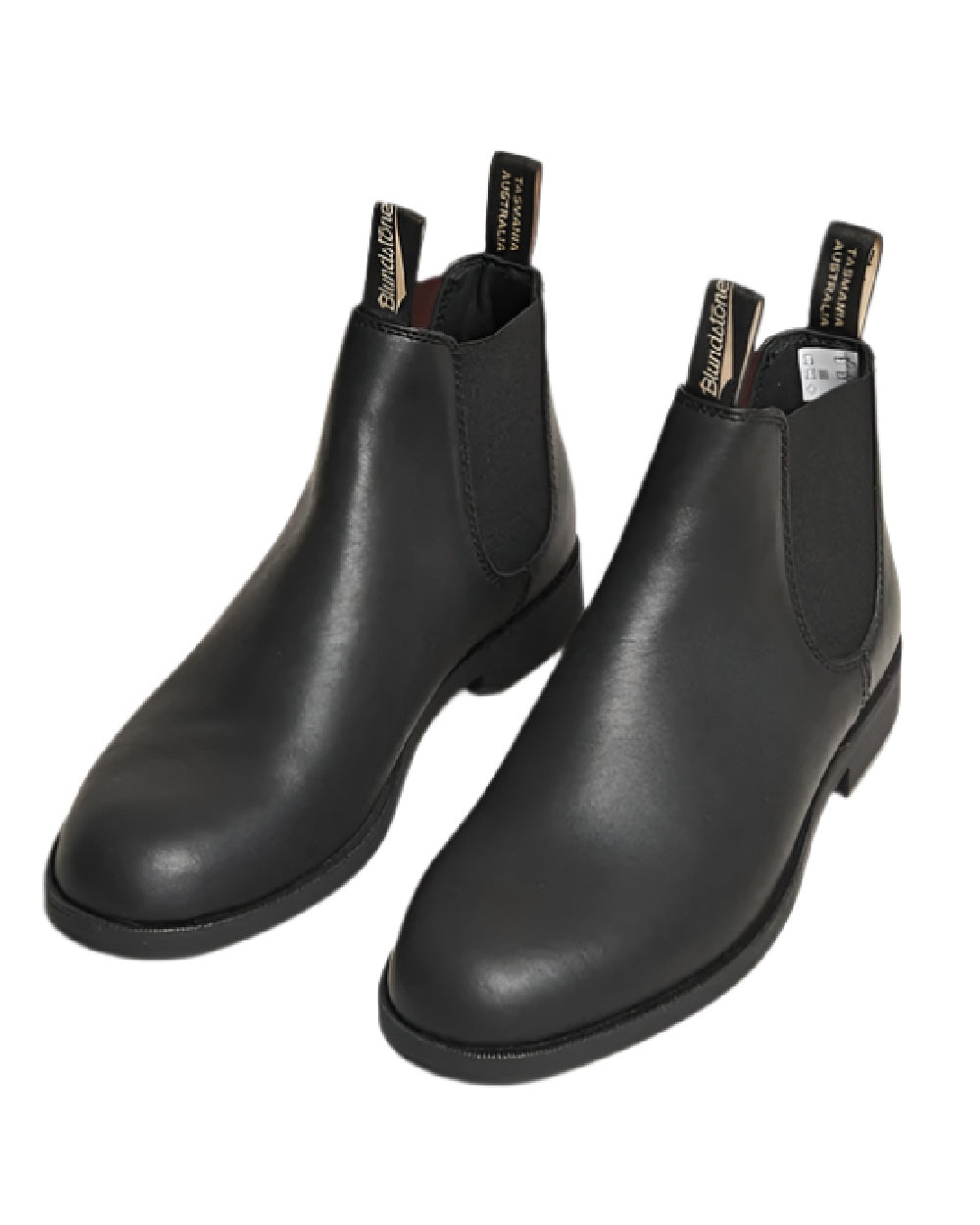 Black Coloured Blundstone Mens 1901 Black Chelsea Boots on white background 
