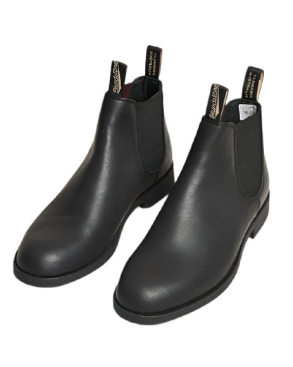 Black Coloured Blundstone Mens 1901 Black Chelsea Boots on white background 