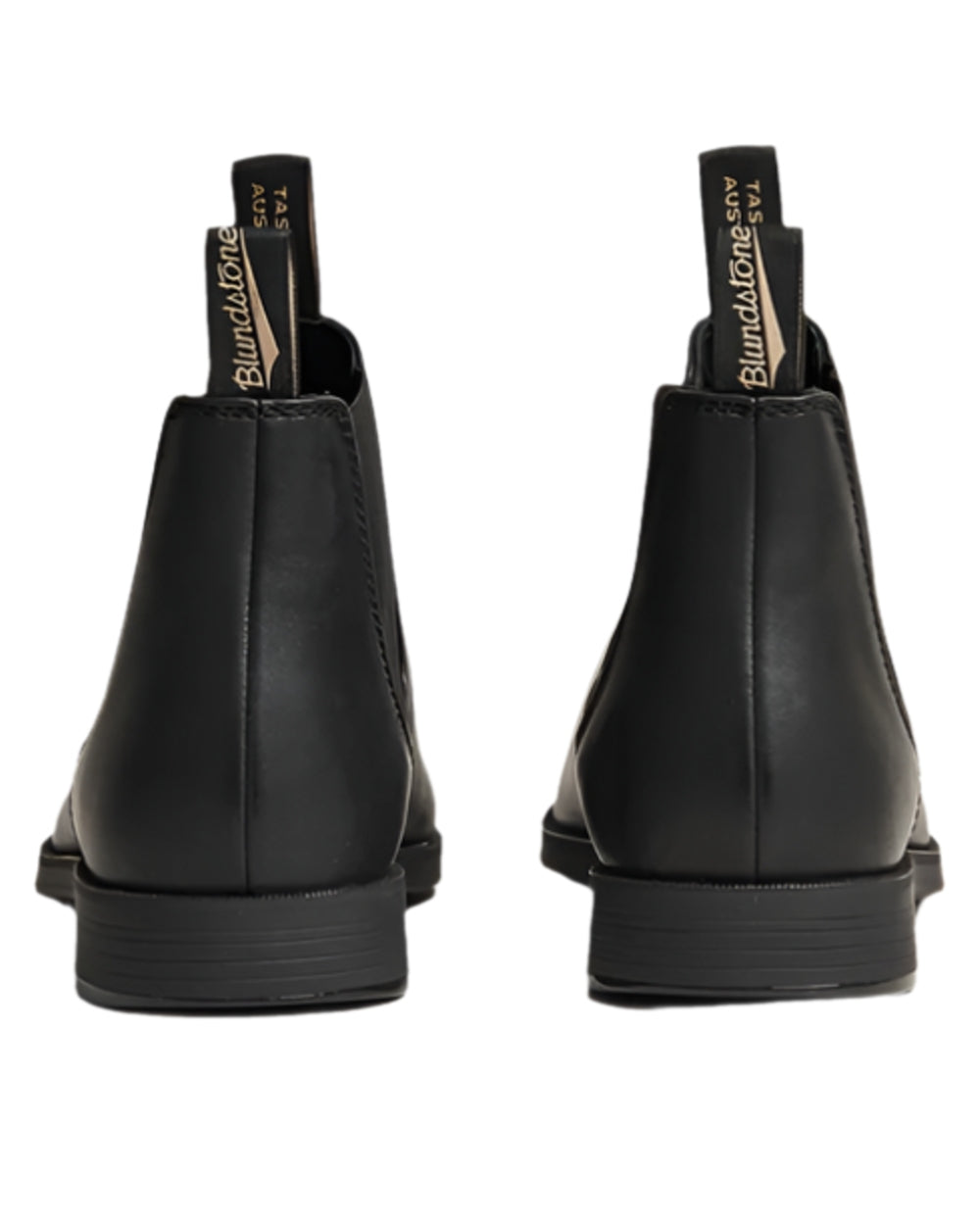 Black Coloured Blundstone Mens 1901 Black Chelsea Boots on white background 