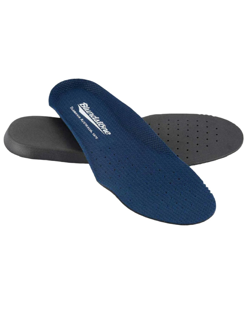 Black Navy coloured Blundstone 1917 Boots Black with Navy Elastic on white background 