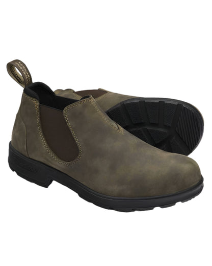 Rustic Brown Coloured Blundstone 2036 Rustic Brown Shoes on white background 