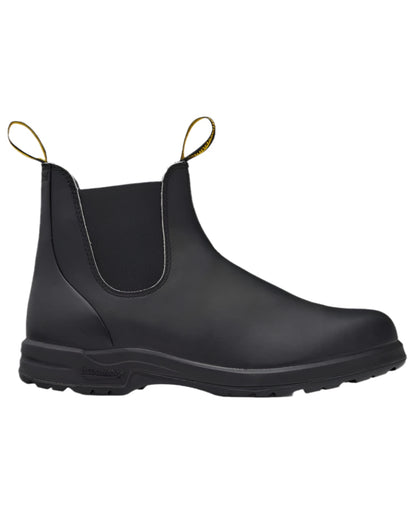 Black Coloured Blundstone 2058 Black Chelsea Boots on white background 