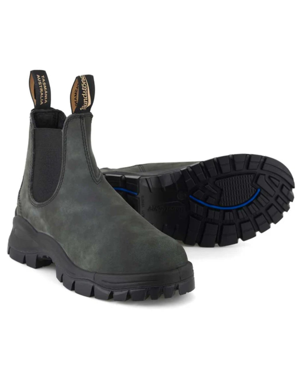 Rustic Black coloured Blundstone 2238 Leather Chelsea Boots on white background 