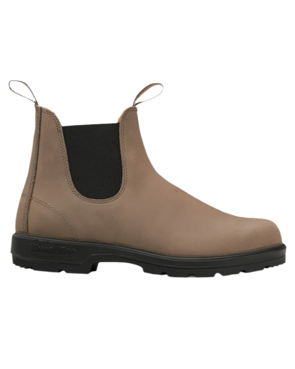 Taupe Coloured Blundstone 2341 Taupe Chelsea Boots on white background 