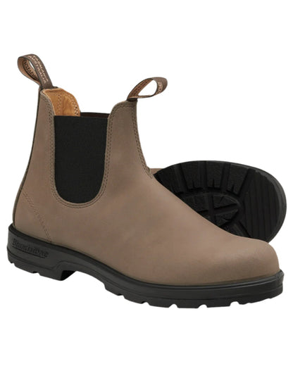 Taupe Coloured Blundstone 2341 Taupe Chelsea Boots on white background 
