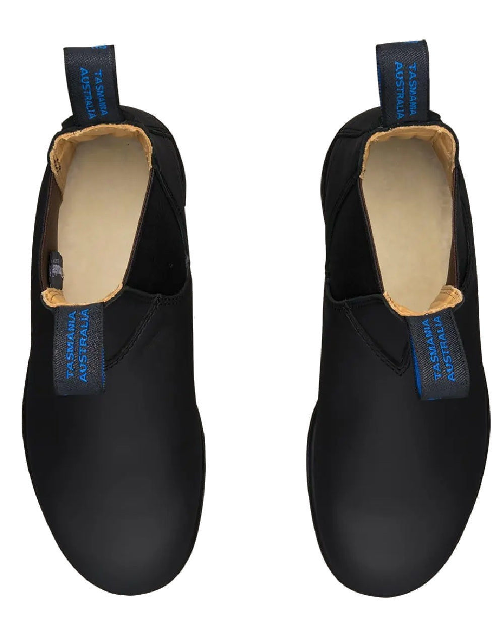 Black coloured Blundstone 566 Thermal Leather Chelsea Boots on white background 