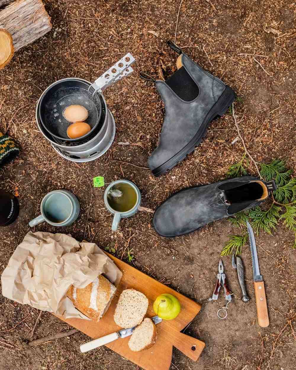 Blundstone 587 Rustic Black Leather Boots