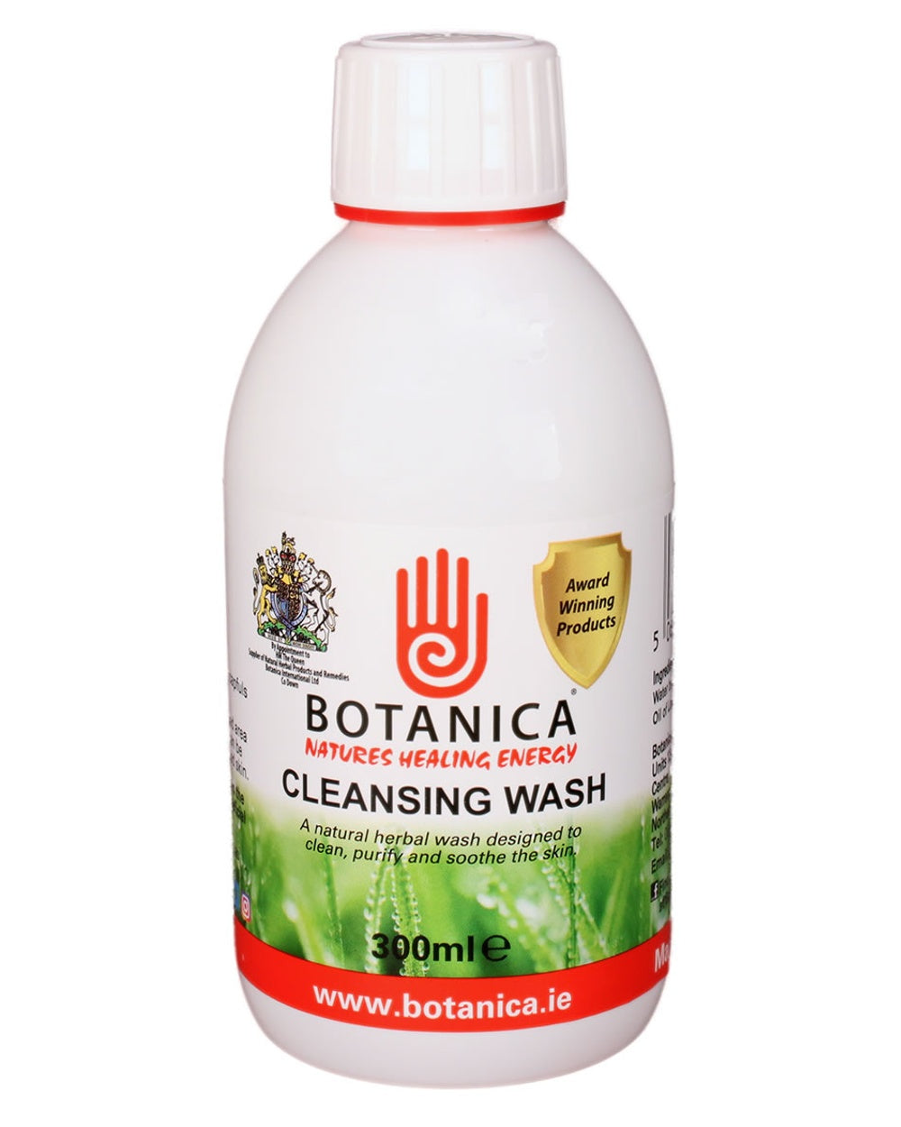 Botanica Cleansing Wash 300ml on white background