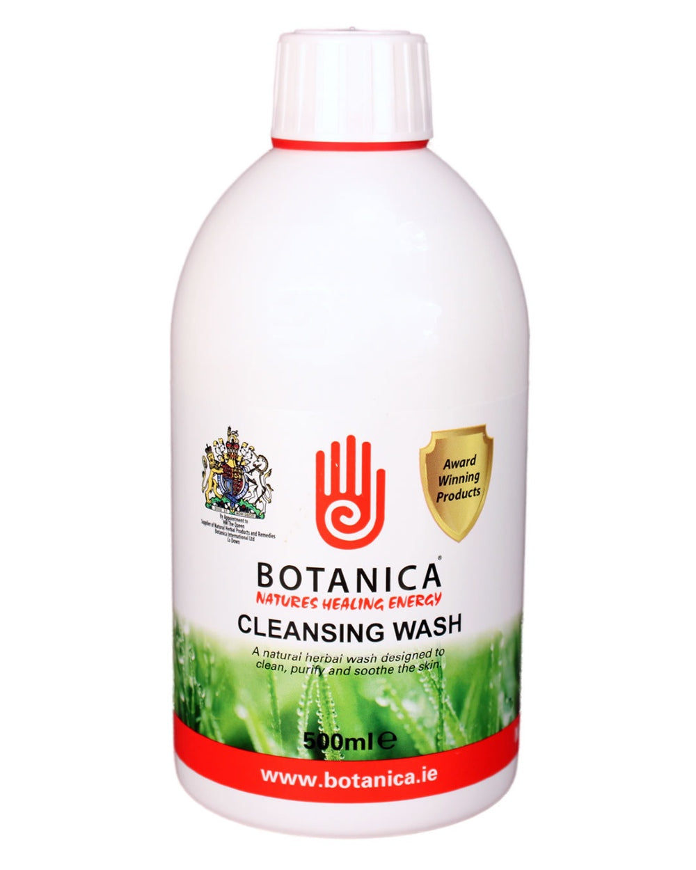 Botanica Cleansing Wash 500ml on white background